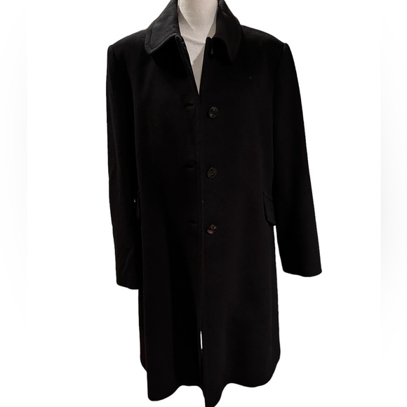 L.L. Collezioni Italia Jackets & Blazers - L.L. Collezioni Italia Cashmere Black Coat